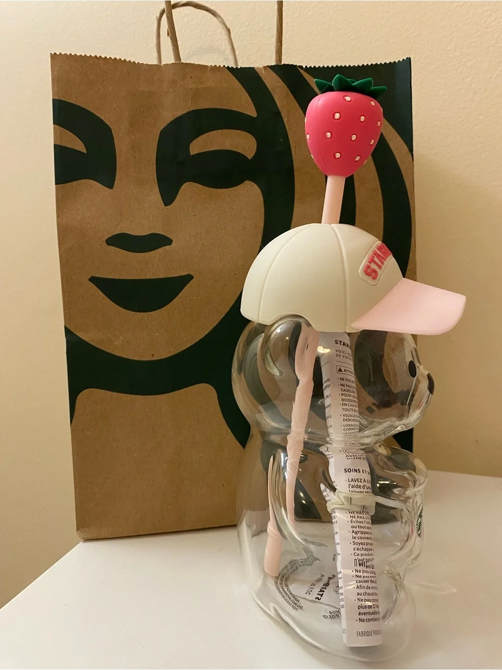 STARBUCKS PINK BEAR CUP